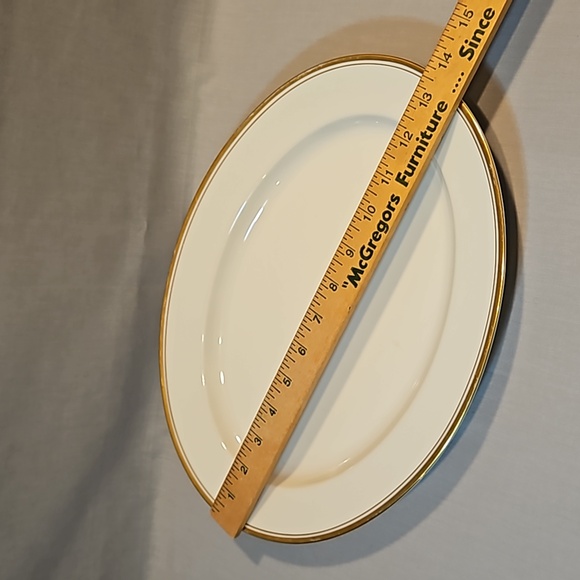 Noritake Viceroy 7222 Oval Serving Platter Ivory China - Picture 7 of 13